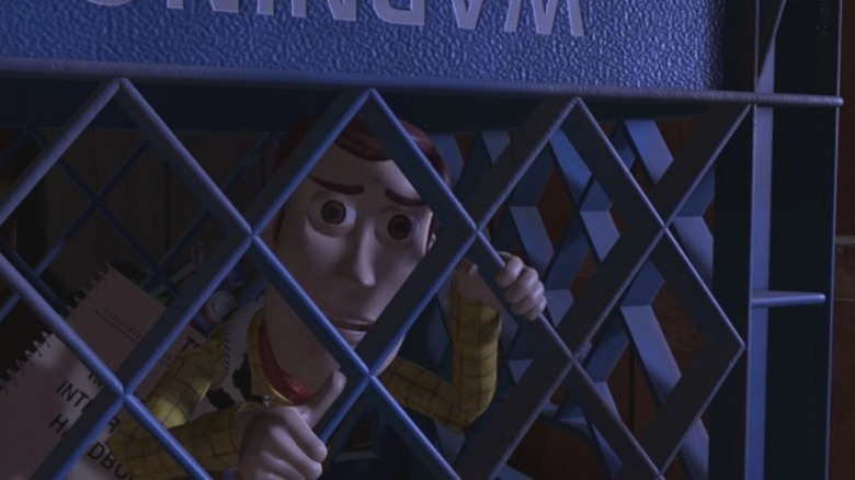 Woody trapped