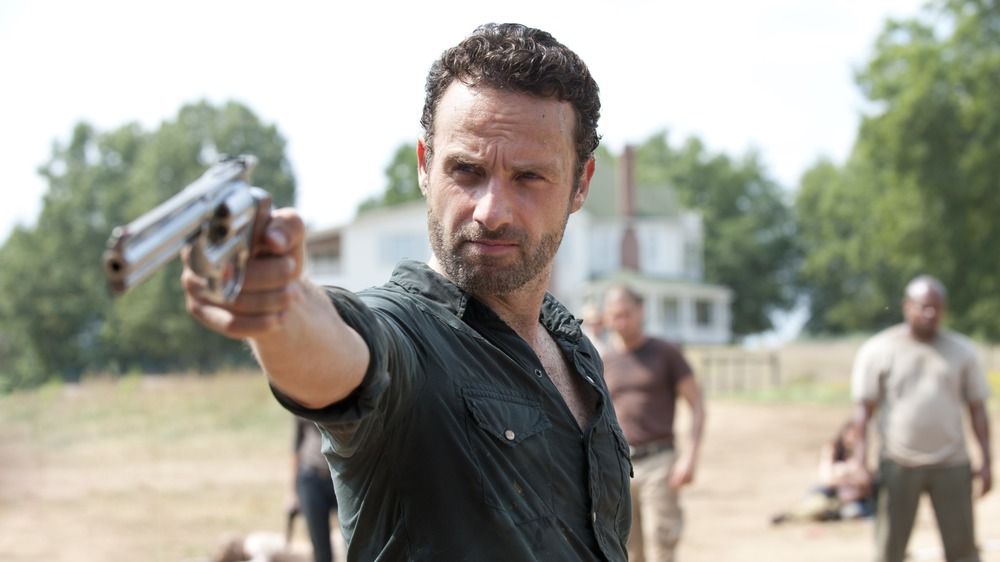 Andrew Lincoln as Rick Grimes on The Walking Dead