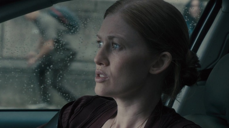 Mireille Enos scared