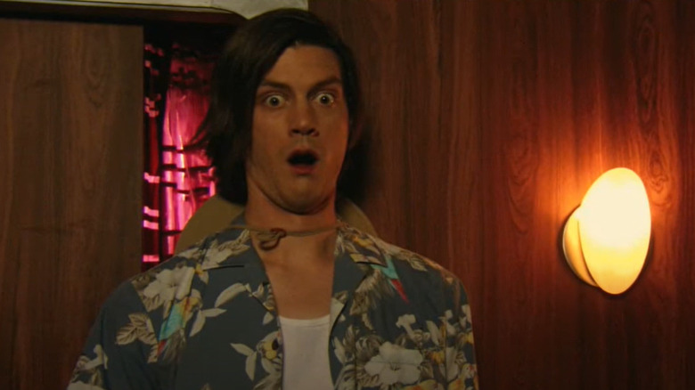 Trevor Moore as shocked Tucker