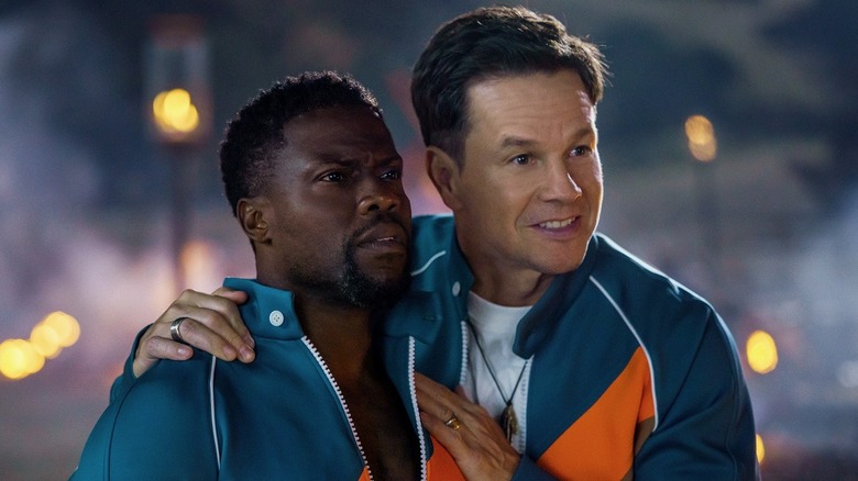 Kevin Hart Mark Wahlberg smiling