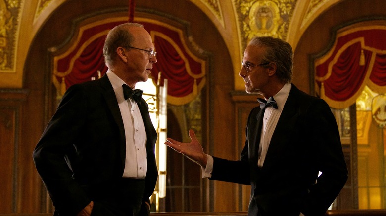 Michael Keaton and Stanley Tucci in "Worth"