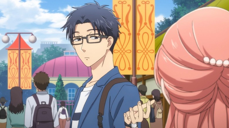 Hirotaka holds out hand to Narumi