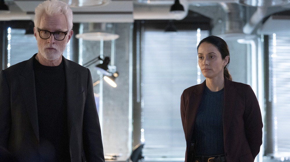 John Slattery and Fernanda Andrade in the "File #3" episode of NEXT 