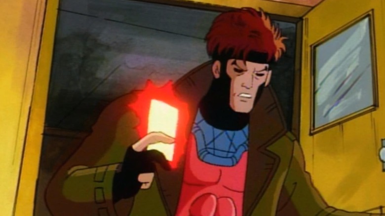 Gambit charging a card