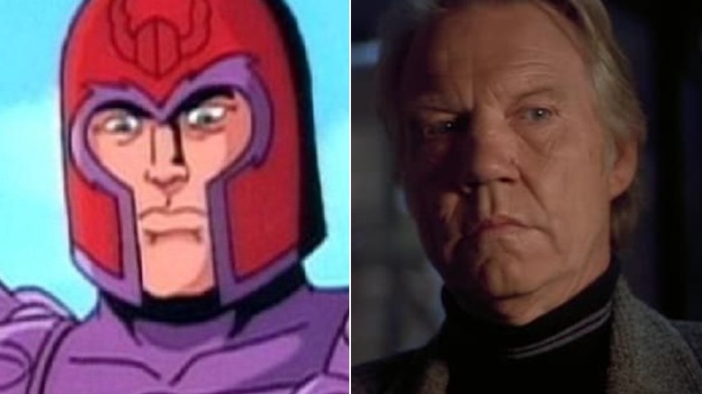 The animated Magneto / David Hemblen looking away