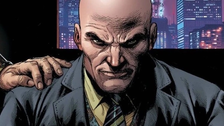 Lex Luthor smirking