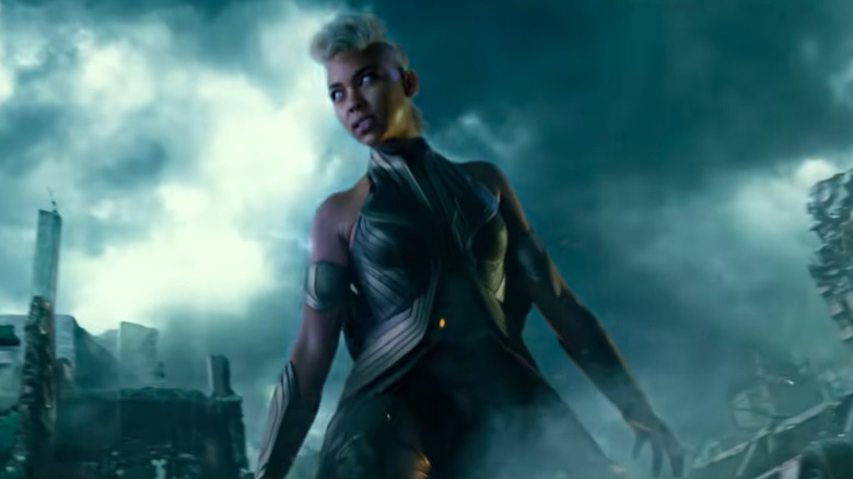Storm channeling energy in X-Men: Apocalypse