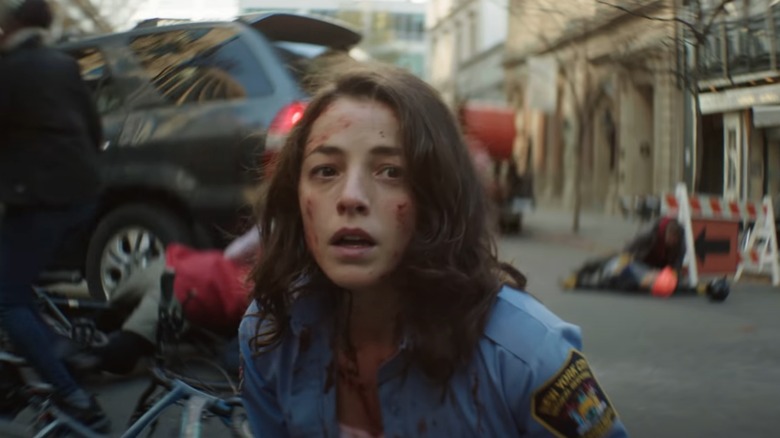 Olivia Thirlby looking panicked