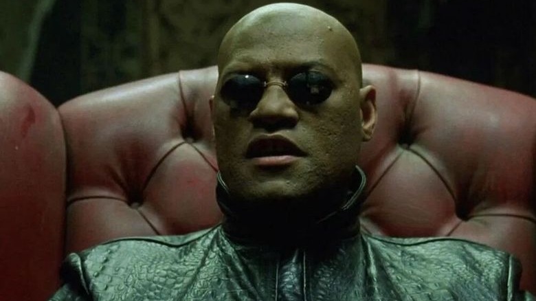 Morpheus in a red armchair