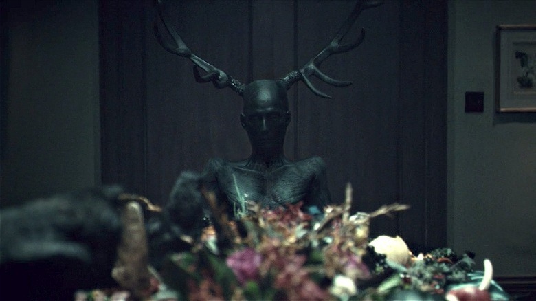 Hannibal appearing as a wendigo