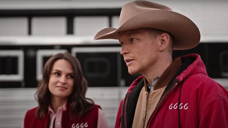 Jimmy and Emily say their goodbyes