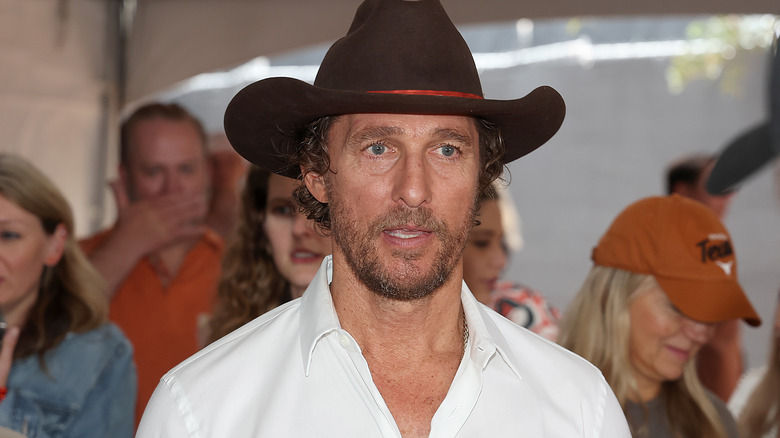 Matthew McConaughey with cowboy hat