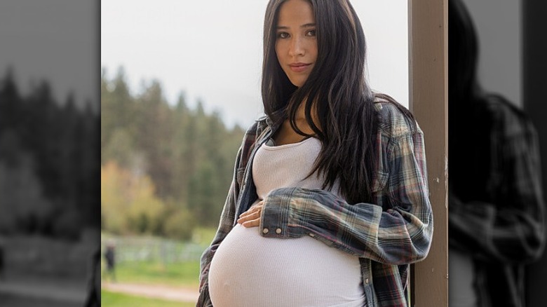 Kelsey Asbille as Monica Dutton in Yellowstone