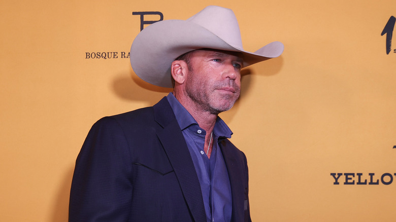 Taylor Sheridan in cowboy hat