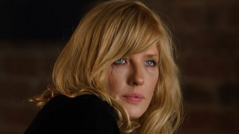 Kelly Reilly looking murderous