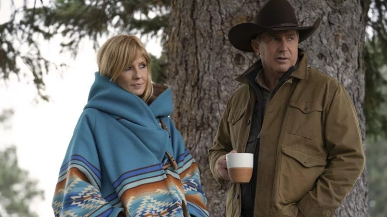 John and Beth Dutton in "Yellowstone" Season 4