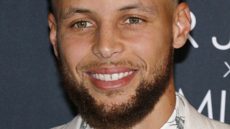 Stephen Curry at the premiere of the Lion King, 2019