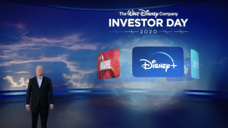 Bob Chapek on Disney Investor Day virtual event