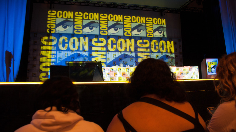 Fans seated for San Diego Comic-Con panel