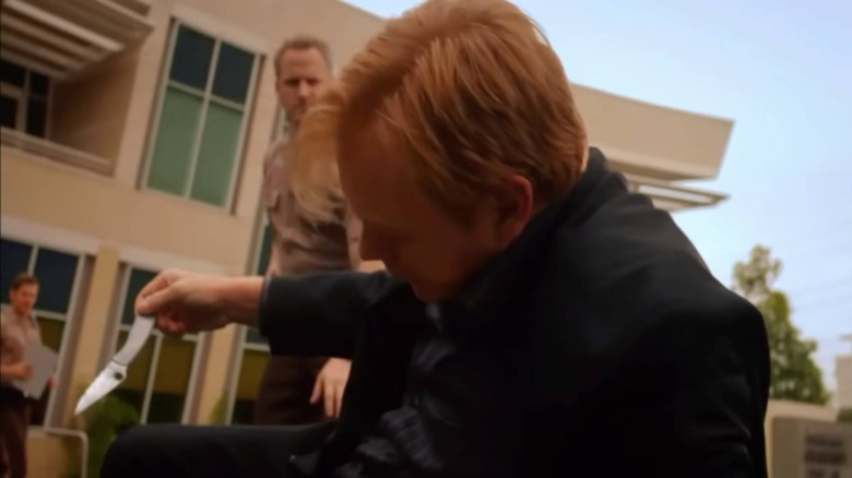 Horatio Caine stopping an attack