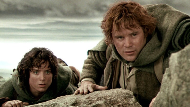 Frodo and Sam in The Lord of the Rings