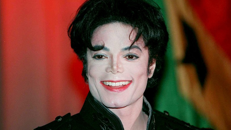 Michael Jackson smiling