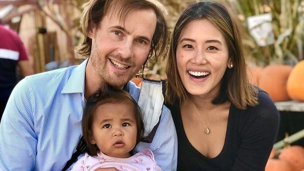 Erik von Detten with his wife Angela and daughter Claire