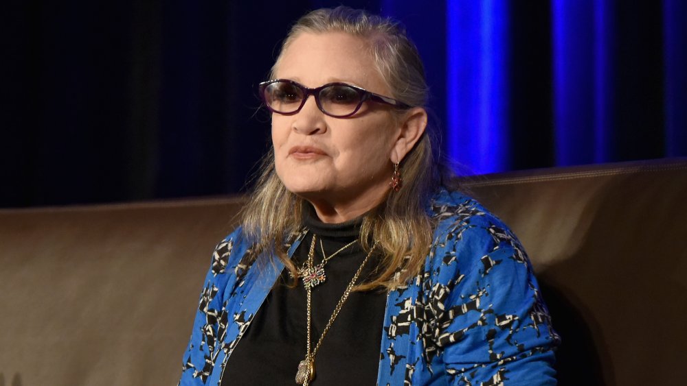 Princess Leia actress Carrie Fisher at a convention