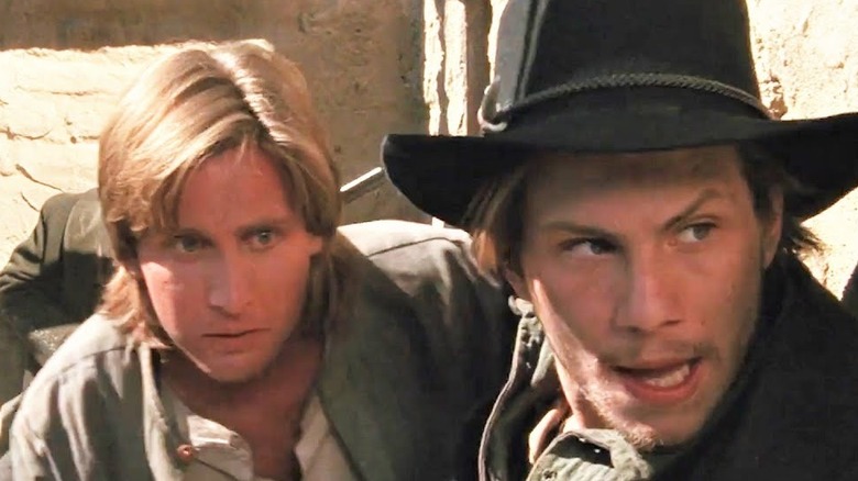 Emilio Estevez Christian Slater Young Guns II