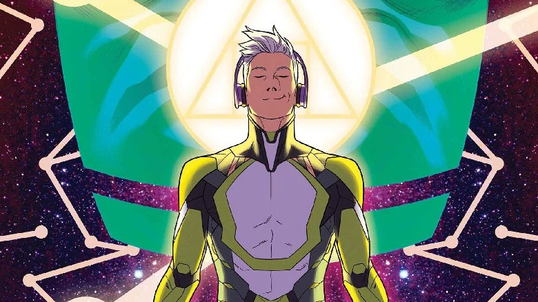 Noh-Varr sitting in space