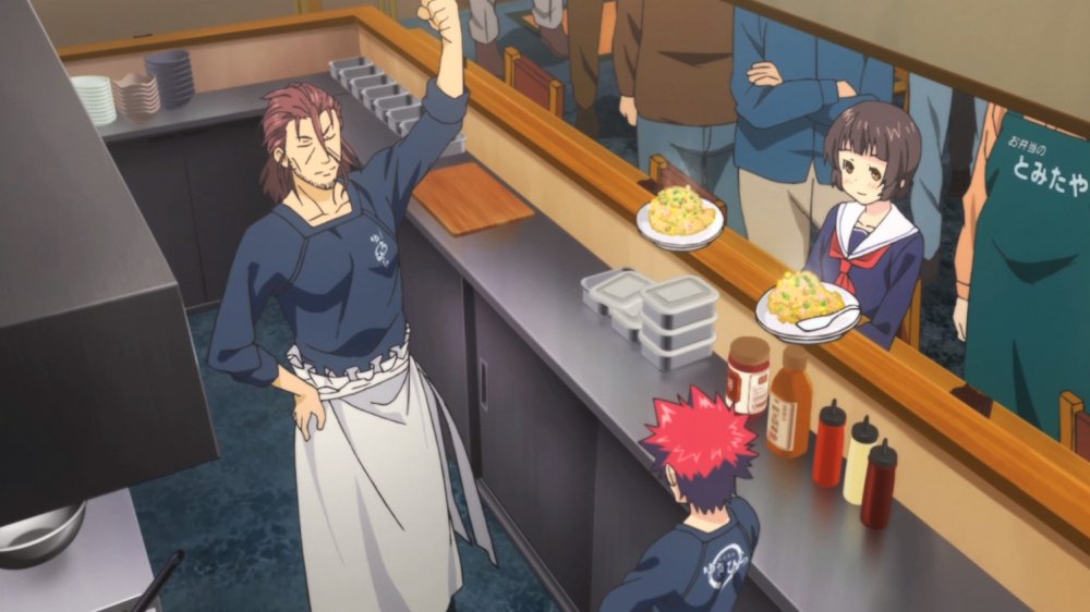 Joichiro and Soma Yukihira in Food Wars