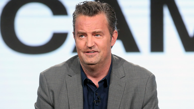 Matthew Perry smiling