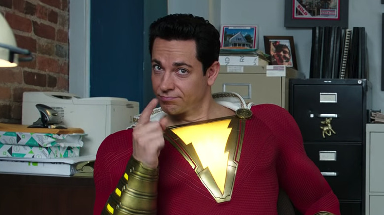 Zachary Levi as Shazam in Shazam!