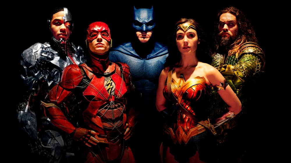 The cast of Justice League