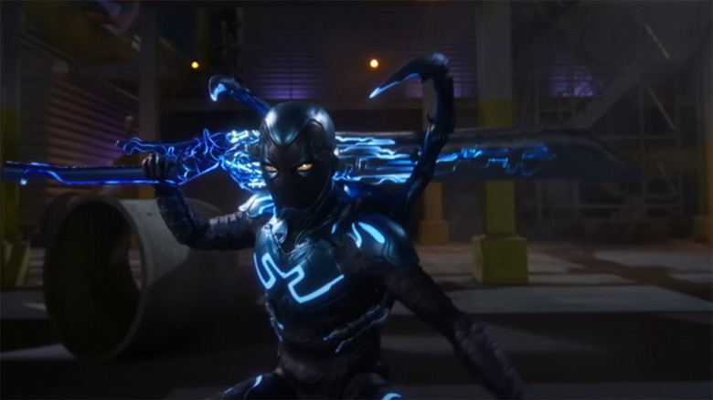 Blue Beetle ready to fight