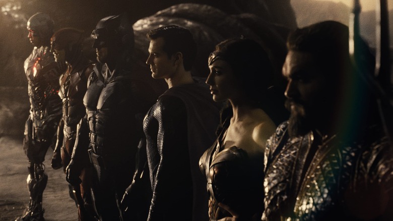 The Justice League lining up