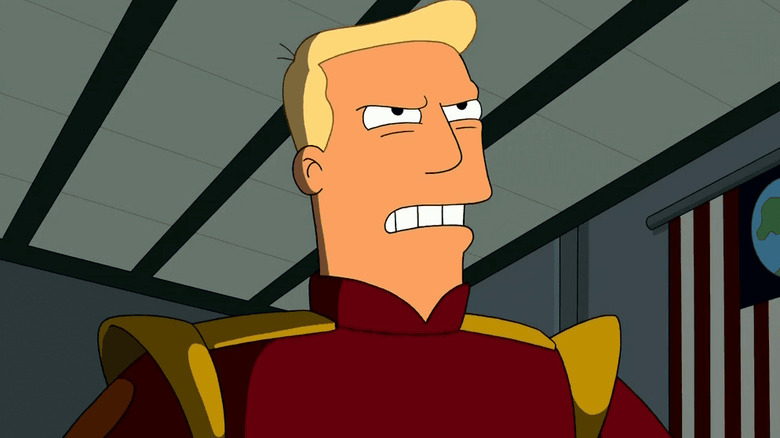 Zapp Brannigan looking angry