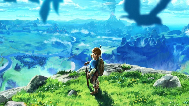 breath of the wild link key art