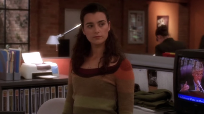 Ziva David in the NCIS building