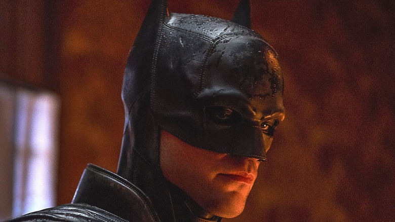 Robert Pattinson dons the Batsuit in The Batman