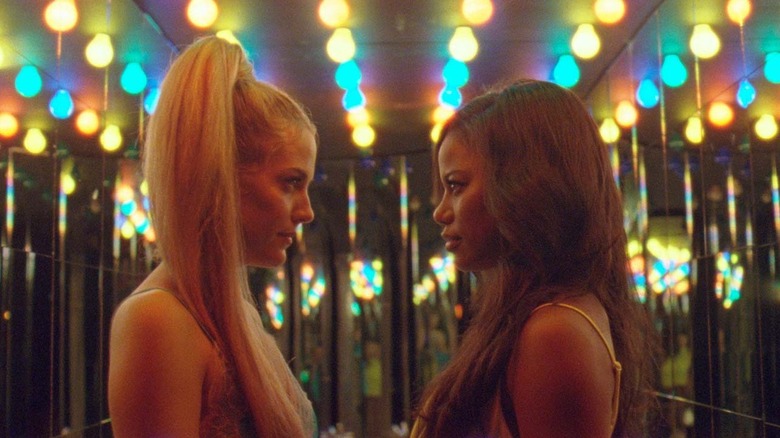 Riley Keough and Taylour Paige in Zola