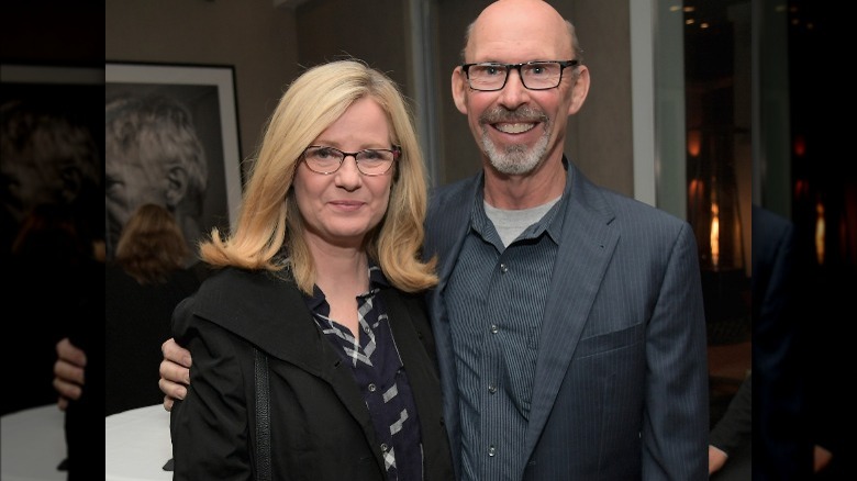 Bonnie Hunt and Don Lake smiling