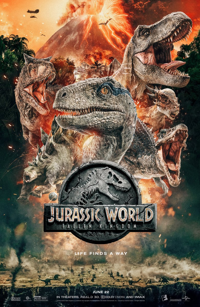 New Jurassic World: Fallen Kingdom Poster Teases Big Explosions, Bigger ...